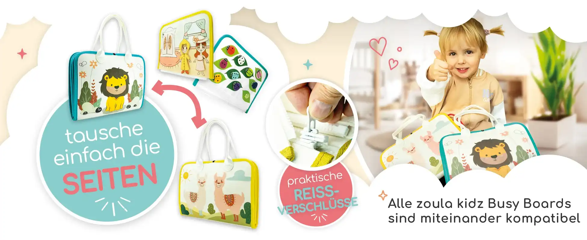 Alpaka Busy Board - Vielseitig & abwechslungsreich